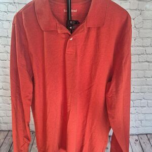 Saddlebred Men's Red and Orange Polo-shirts